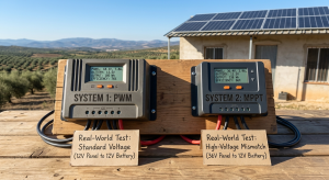 PWM vs MPPT Charge Controllers: Real-World Efficiency Test Results